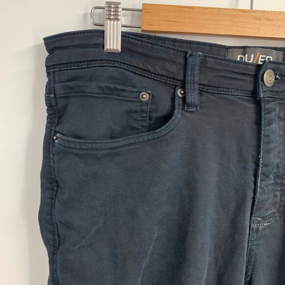 DU/ER Men's No Sweat Slim Fit Stretch Classic 5 Pocket Denim Jeans Size 33x30 - Picture 6 of 15